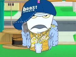 shake chillen heavy with tha BOOST MOBILE fit on whaaaat!!!!!